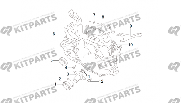 Картер сцепления Haval