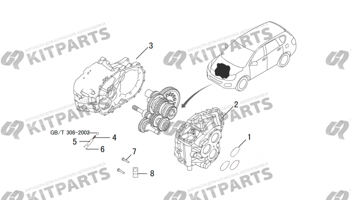 Корпус кпп Haval