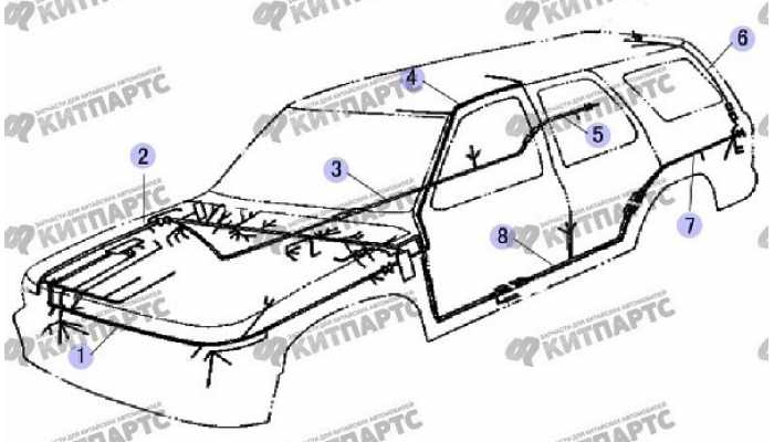 Жгуты проводов кузова Great Wall Safe (SUV G5)